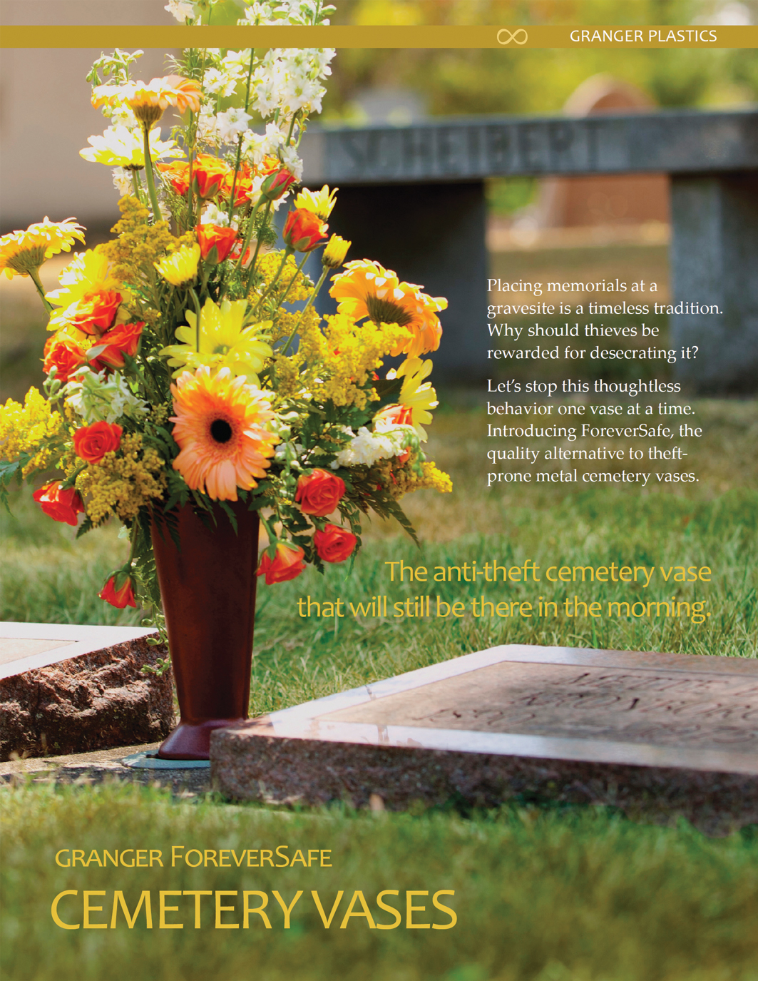 ForeverSafe™ Cemetery Vase Product Information