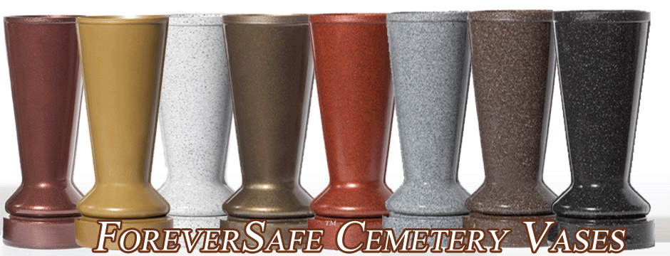 ForeverSafe Cemetery Vases, Replacement Cemetery Vases Theft Deterrent Cemetery Vases